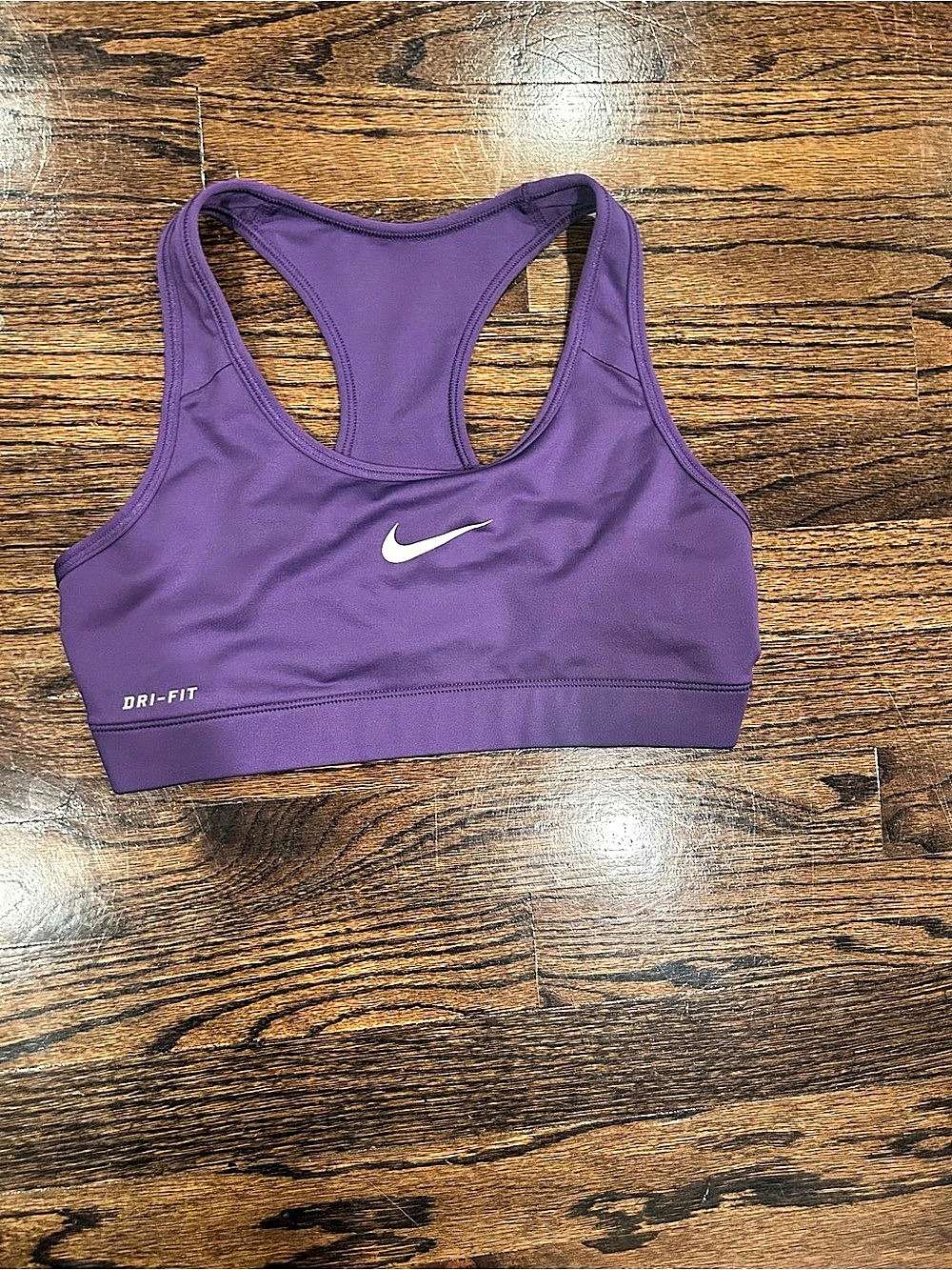 Nike Dri-FIT sports bra Purple Athletic Sports Bra Like New